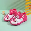 Disney Mädchen Freizeitschuhe StellaLou Kaninchen Atmungsaktive Hollow Out Frühling/Sommer Rutschfeste Turnschuhe mit weicher Sohle Rosa Lila Größe 22-36