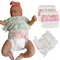 10 pz/set Bambole Del Bambino Pannolini Pantaloni Indossare per 43 cm Nuovo per Le Bambole Del Bambino 17 Pollici Bebe Accessori Per Bambole Casa Delle Bambole giocattoli
