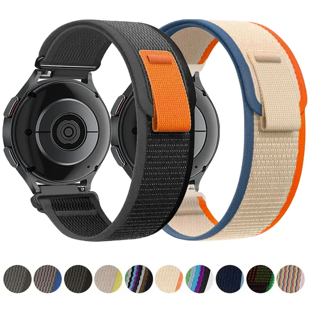 Trail Nylonarmband für Huawei Watch 5/GT5/4/3 Pro 46 mm Amazfit Balance 2/GTR Sportarmband für Samsung Galaxy Watch 7 6 5 4 3 Image