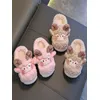 Kinderhausschuhe, Baby-Cartoon, warmer Winter, Indoor-Haus für Jungen und Mädchen, Kinderschuhe, Eltern-Kind-Schuhe