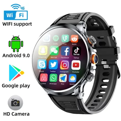 5G Smartwatch H18 Pro Herren Damen GPS WIFI 5G Smartwatch Rotierende Kamera NFC App Download 256 GB Speicher