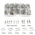 Terminale del cavo elettrico per auto 1/1.5/1.8/2.2/2.8/3.5mm Connettore elettrico automatico Rimozione spina non isolata Perni a crimpare maschio femmina