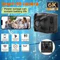 Batteria a lunga durata 1080P Telecamera wireless 6K Mini WiFi IP/APP Monitor remoto Videocamere Videocamere di rilevamento domestico 2025 Nuovo