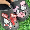 14-100 Stück MINISO Hello Kitty Cartoon PVC Garten Schuh Charms Sandalen Schuhe Dekorationen DIY Armbänder Frauen Kinder Party Geschenk