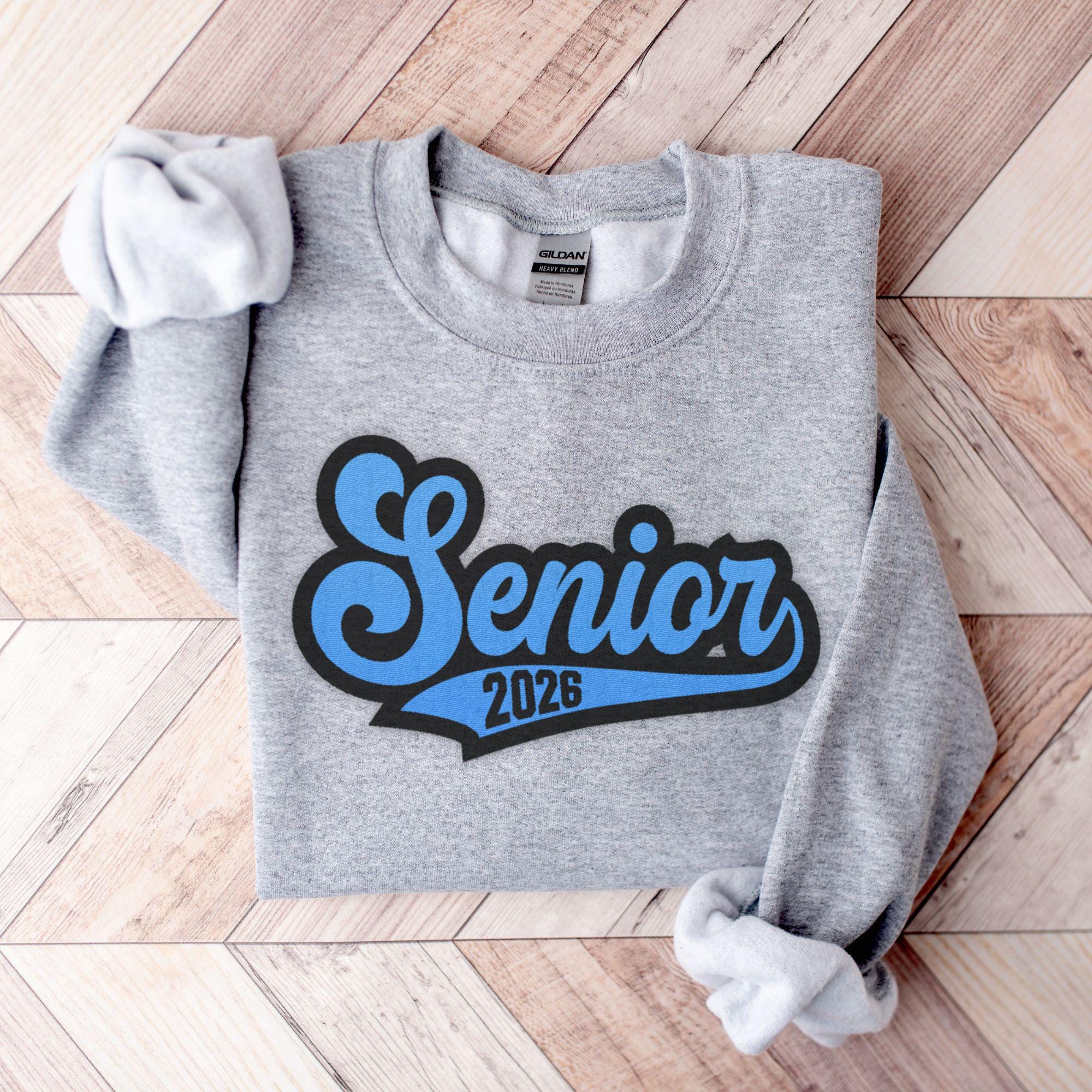 Felpa ricamata per la classe senior 2026, felpa personalizzata per la classe senior, regalo personalizzato per la serata senior, magliette coordinate