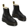 Winterboots DR. MARTENS "Jadon FL", Damen, Gr. 43, schwarz, Leder, unifarben, modisch, Schuhe, Plateauboots, Chunky Boot mit Warmfutter