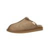Hausschuh SHEPHERD "Shepherd Hausschuhe Leder", Herren, Gr. 47, grau, Leder, casual, Schuhe