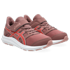 Laufschuh ASICS "JOLT 4 PS", Gr. 33,5, rubble rot, schwarz pink clay, Textil, sportlich, Schuhe