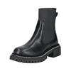 Stiefelette STEVE MADDEN "STEVE MADDEN Stiefelette Leder/Textil", Damen, Gr. 37, schwarz, Leder, Textil, casual, Schuhe