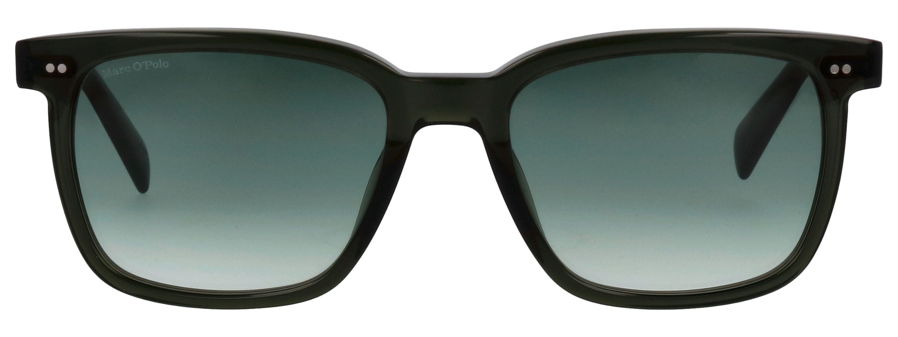 Sonnenbrille MARC O'POLO "Marc O'Polo EYEWEAR Sonnenbrille", Damen, Gr. onesize, transparent (oliv transparent), Sonnenbrillen Image