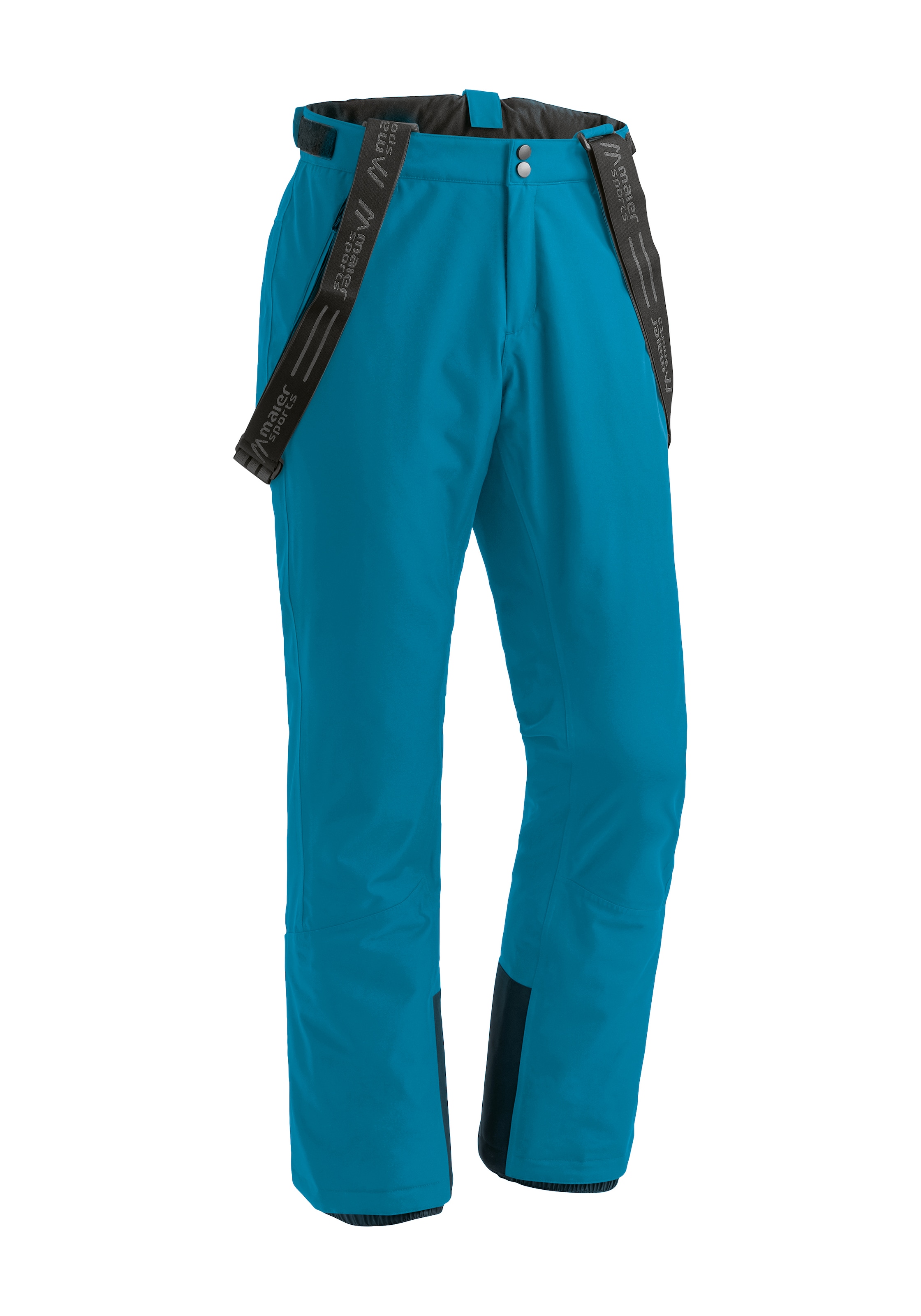 Skihose MAIER SPORTS "Anton slim 2.0", Herren, Gr. 58, Normalgrößen, blau (royalblau), 100% Polyester, Hosen, Herren Schneehose mit Hosenträgern, wind/wasserdicht, Slim Fit Image