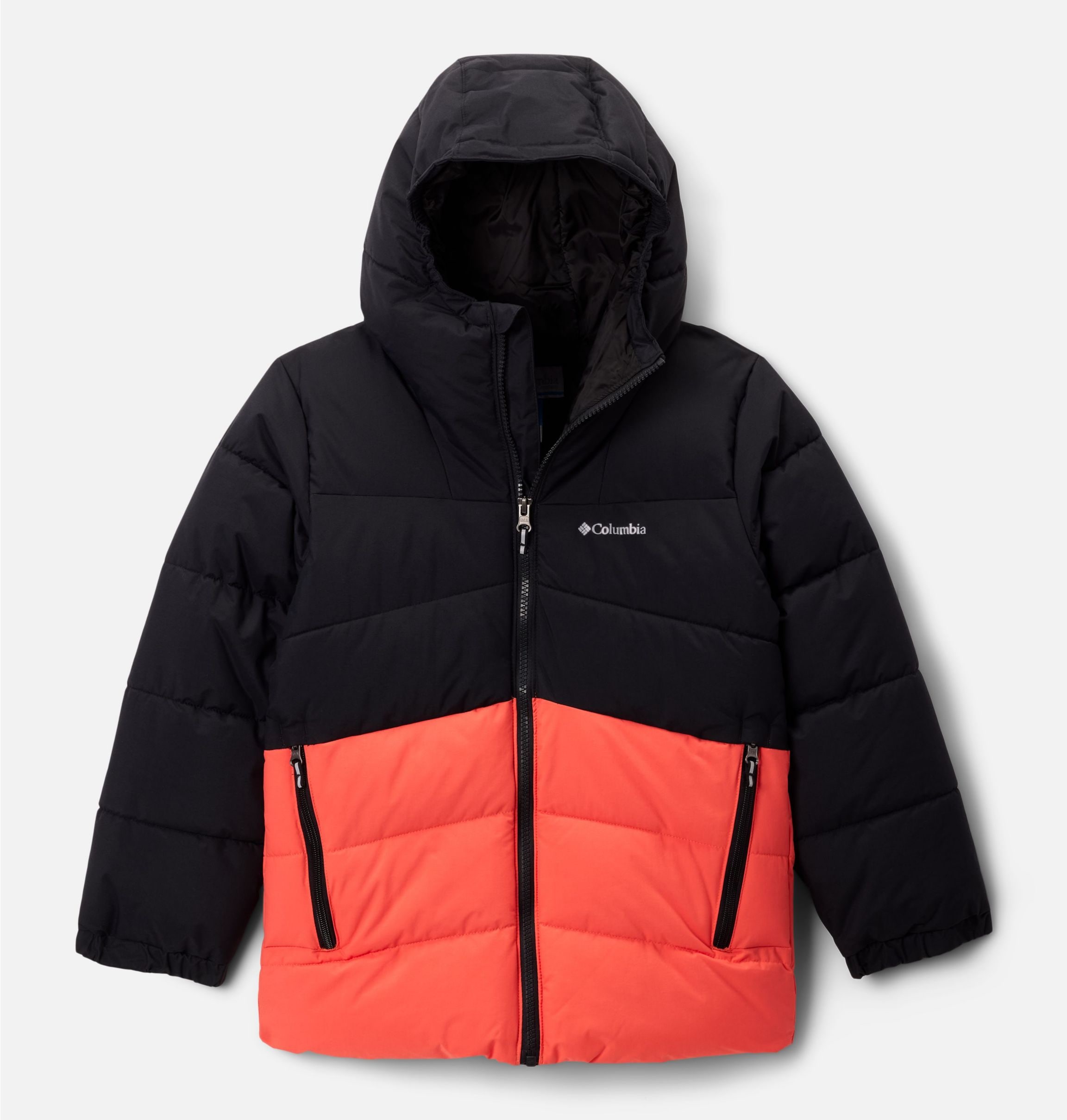 Winterjacke COLUMBIA "ARCTIC BLAST II JACKET", Kinder, Gr. L (152/158), schwarz (schwarz, zing), Softshell, Obermaterial: 100% Nylon. Futter: 100% Polyester, sportlich, hoch geschlossener Ausschnitt, eingesetzt elastischer Bund, Jacken, Winterjacke... Image