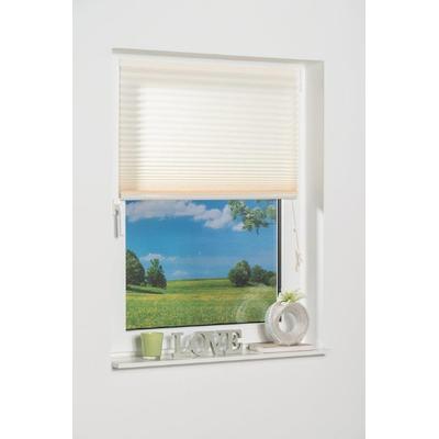 Plissee K-HOME "COMO", beige (creme), B:30cm H:130cm, Obermaterial: 100% Polyester, Plissees Image