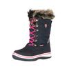 Winterstiefel TROLLKIDS "GIRLS HOLMENKOLLEN SNOW BOOTS XT", Damen, Gr. 29, bunt (navy, magenta), Synthetik, Textil, sportlich, Schuhe, wasserdicht, reflektierende Details