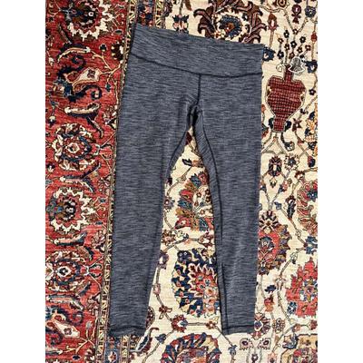 Lululemon Athletica Pants & Jumpsuits | Womens Lululemon Gray Wunder Under High Rise Woven Legging Size 10 | Color: Gray | Size: 10