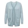 Strickjacke ONLY CARMAKOMA "CARESLY L/S OPEN CARDIGAN NOOS KNT", Damen, Gr. S, arona detail:melange, Strick, Feinstrick, Obermaterial: 50% Viskose, 27% Nylon, 23% Polyester, meliert, casual, regular fit hüftbedeckend, V-Ausschnitt, Langarm...