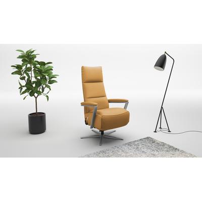 TV-Sessel SIT & MORE "Vario Comfort, inkl. Kopfteilverstellung & 360 Grad Drehfunktion", gelb (curry), B:70cm H:124cm T:85cm, Sessel, inkl. Herz-Waage-Funktion & 3 Motoren, Höhe der Armlehnen 62cm Image