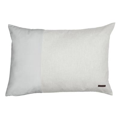Dekokissen ESPRIT "Harp", grau (grau, unifarben), B:58cm L:38cm, Obermaterial: 100% Polyester, Dekokissen_Sitzkissen_Kissenhüllen, aus Microvelour Image