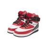 Trainingsschuh EWING "Ewing Rebound by EWING 33 HI Strap", Gr. 42.5, bunt (schwarz, weiß, rot), Leder, Schuhe