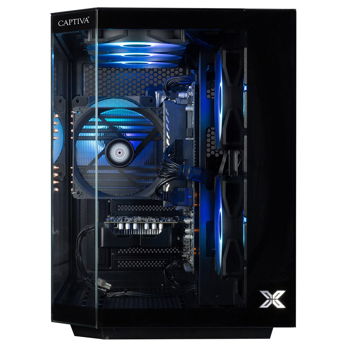 CAPTIVA Gaming-PC "Advanced Gaming I92-526", ohne farbbezeichnung, B:37,5cm H:71cm T:73cm, Desktop-PCs Image