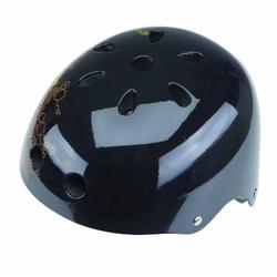 Prophete Kinder Skater-Helm mit Dekor, schwarz/ braun, 55-62 cm, 941