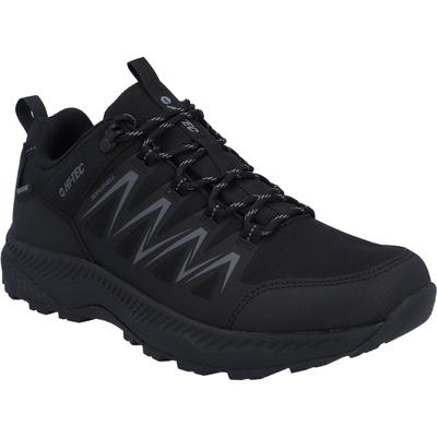 Hi-Tec Stealth Low Polyester Herren Wanderschuhe in Schwarz/Dunkelgrau Image
