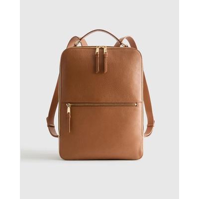 Italian Leather Laptop Backpack