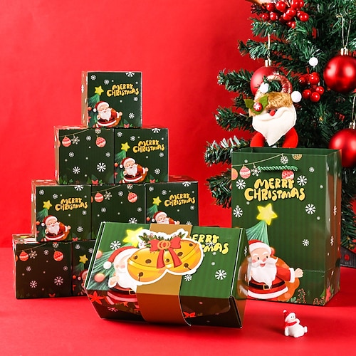 10/12/16/20 Stück Weihnachts-Pop-up-Box, faltbare Weihnachts-Geld-Bounce-Box, DIY, einzigartige faltbare, hüpfende Bargeld-Pop-up-Geschenkboxen für Geburtstag, Weihnachten, Jahrestag, Valentinstag Image