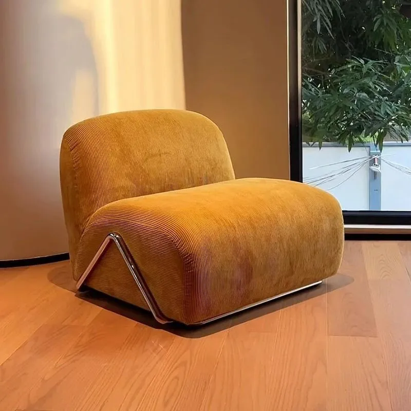 Modulares Einzelsofa, Schlafzimmer, Balkon, Wohnzimmer, Freizeitstuhl, antikes Designer-Stoff, faules Sofa, künstlerische Möbel