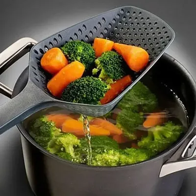 1PC Home Küche Lebensmittel Wasser Filter Große Trichter Gemüse Lebensmittel Wasser Filter Tragbare Wasser Filter Spachtel