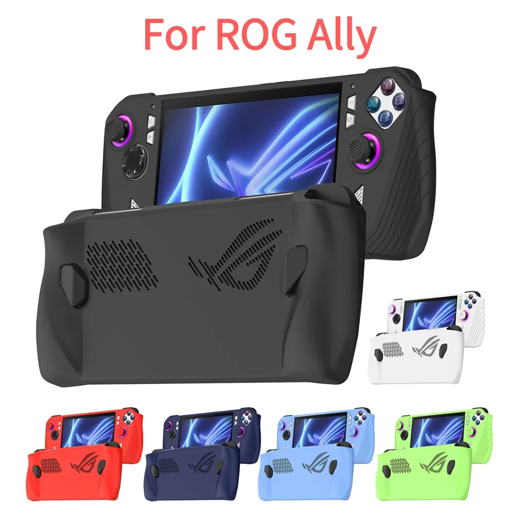 Spiele konsole Fall weiche Silikon Schutzhülle staub dichte Schutzhülle Hülle Spiel zubehör für Asus Rog Ally Image