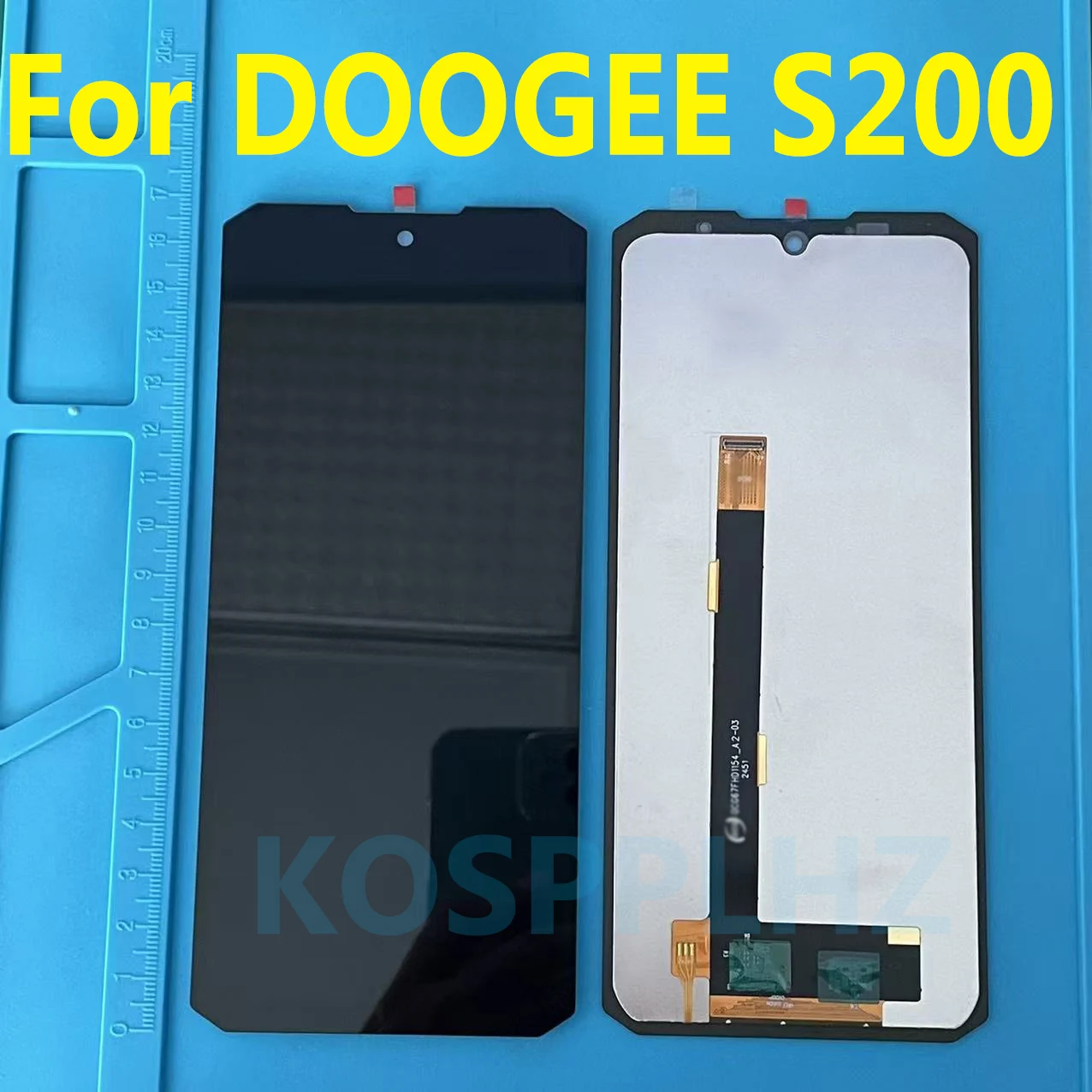 KOSPPLHZ 6,72 "Für DOOGEE S200 LCD Display Bildschirm Touch Sensor Glas Montage Ersatz Für DOOGEE S200 X S200 Plus LCD bildschirm Image