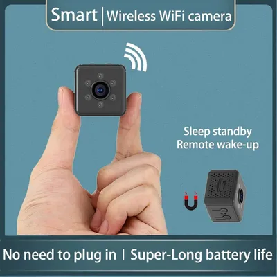 Neue Mini-Kameras HD Wireless WiFi Überwachungskamera Super kleine IP Home Security Kamera Schlaf Standby Remote ON/OFF