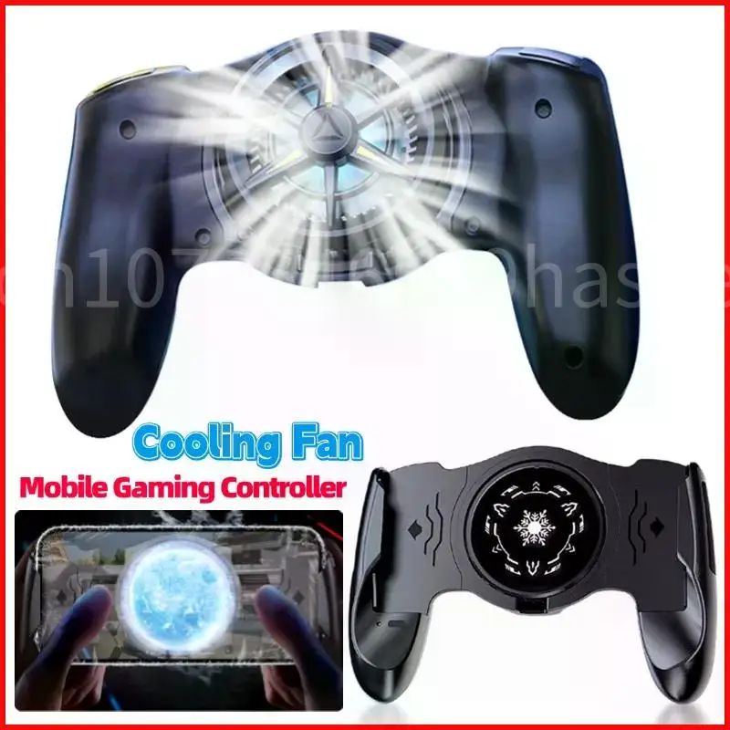 Mobiler Gaming-Controller mit Lüfter, dehnbar bis zu 174 mm, Telefon-Controller, Joystick, mobiles Gamepad für Android iOS Switch PC Image