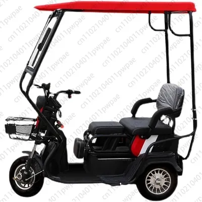 70x130 Electric Tricycle Canopy, Thickened Canopy for Tricycle, Transparent Rain Shelter, Fully Enclosed Rain Shelter