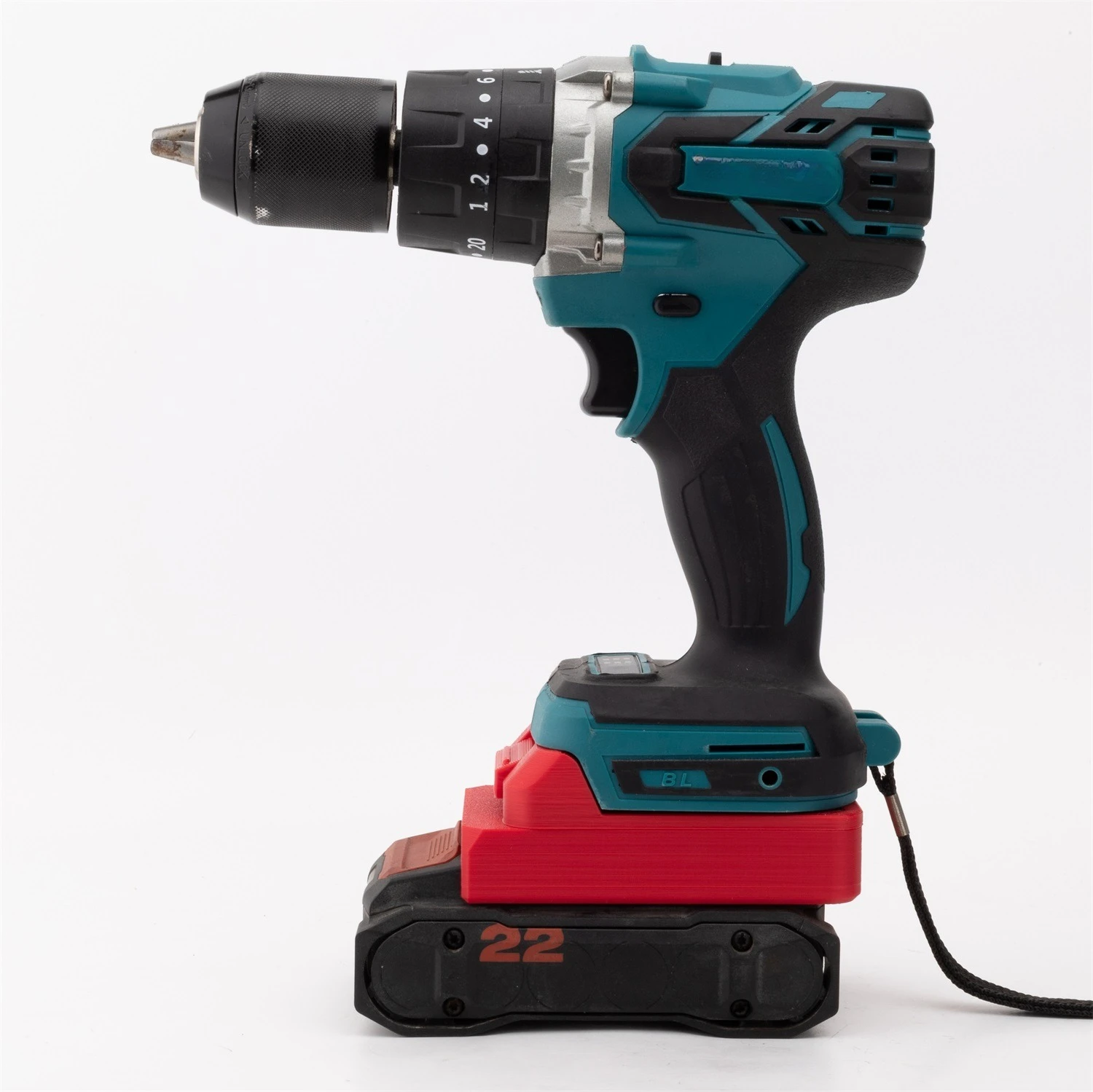 Konverter Batterien Adapter für Hilti 22V Nuron Batterie zu Makita 18v Power Tool ( ﻿ Nur Adapter) Image