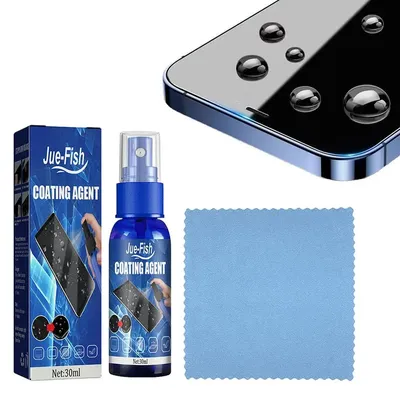 30ml Nano Liquid Screen Protector Spray For Phone/Tablet/Laptop Screens | Scratch Resistance Protection Spray Camera Cleaning