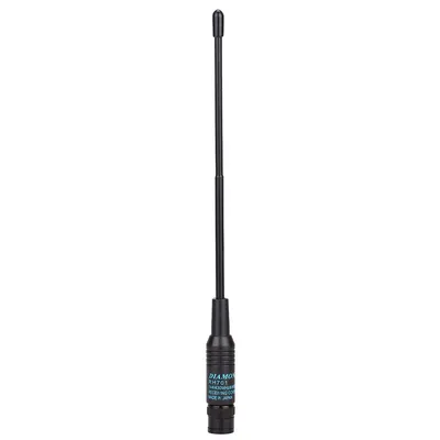 RH-701 SMA Female BNC 144/430MHz Dual Band High Gain Soft Antenna 10W NA701 for ICOM Yeasu Kenwood Walkie Talkie Two Way Radio