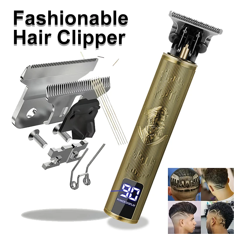 Männer Haar Trimmer Cordless Elektrische Haar Schneiden Maschine Tragbare Rasierer Barber USB Schnelle Lade Haar Clipper Für Hairdresse Image