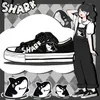 Amy und Michael süße Anime Cartoon Hai Schuhe Mädchen Studenten Low Top schwarz flache Casual Sneakers Mode Frau vulkanisierte Schuhe