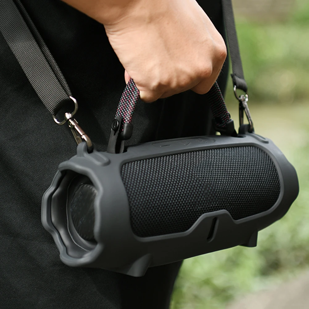 Tragbare Reise-Softcover mit Schultergurt, Silikon-Schutzhülle, Schutzhülle für JBL Charge 6, BT-Lautsprecher Image