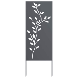vidaXL Garten dekoratives Panel Anthrazit 50 x 140 cm Image