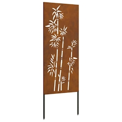 vidaXL Garten dekoratives Panel Rostig 50 x 140 cm Image