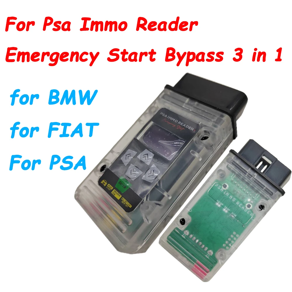 For Psa Immo Reader Emergency Start for BMW IGNITION TOOL for FIAT EMERGENCY START EMERGENCY and Expert Mode Key Simulator