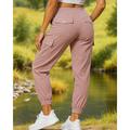 Per donna Pantaloni Cargo Pantaloni da escursionismo Esterno Vestibilità regolare Asciugatura Rapida Pantaloni Tasca Nero Rosa Campeggio / Escursionismo Corsa S M L XL XXL