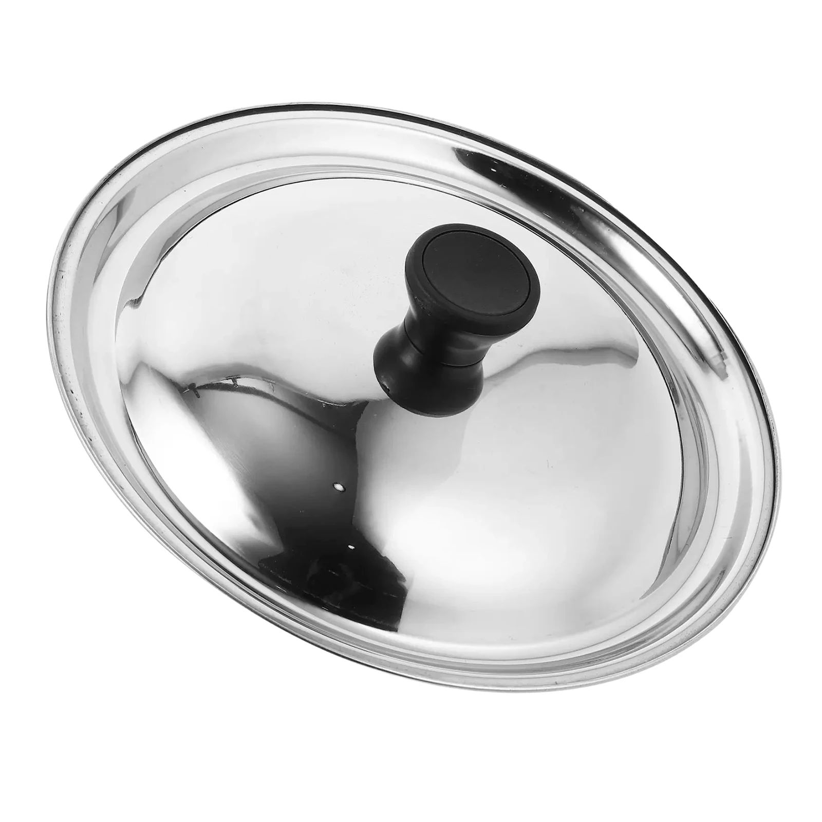 24/26/28/30cm Stainless Steel Pot Lid Round Universal Lid Cover for Frying Pan Saucepan Kitchen Cookware Lids Cookware Parts