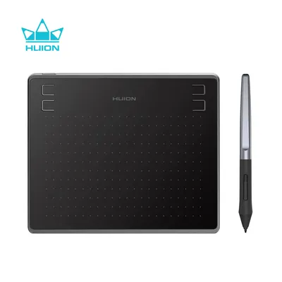 HUION HS64 Graphic Tablet 6Inch Drawing Tablets Digital Pen Pad Writing Drawing Board 8192 Stylus for Android Windows Mac Laptop