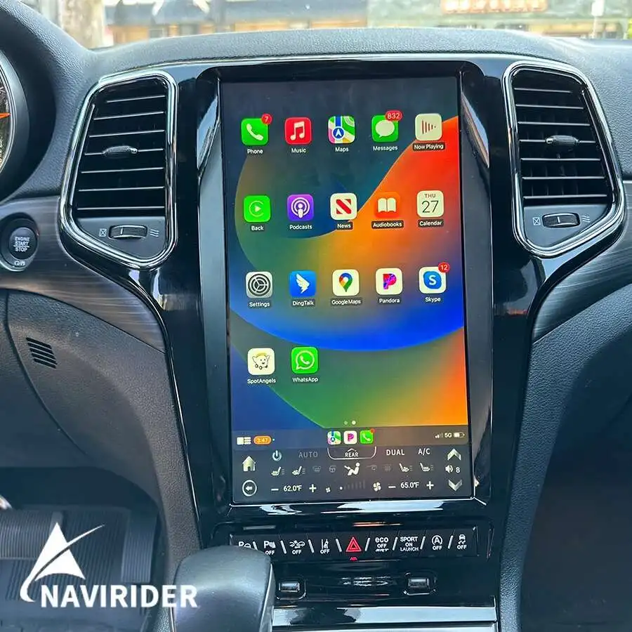 13.6 Inch For Jeep Grand Cherokee 2014-2019 1024*768 Resolution Car Multimedia Player Gps Radio Android 14 Octa Core Carplay