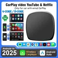 Android 14 Nuovo CarPlay AI Box Wireless CarPlay Android Auto 4/8-Core Play Store Compatibile con Netflix YouTube Car Smart System