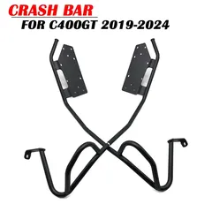 Stainless Steel Motorcycle Frame Bumper Fairing Protector Bars Highway Engine Guard Crash Bar Fit for BMW C400GT 2019-2024